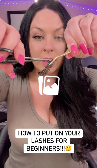 How to put your lashes on for beginners