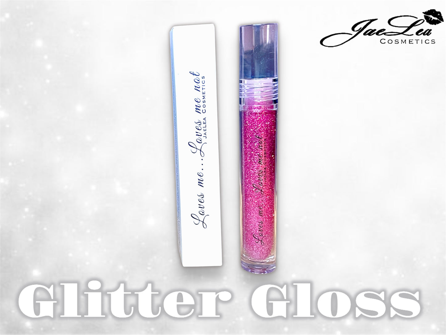Loves me loves me not glitter gloss