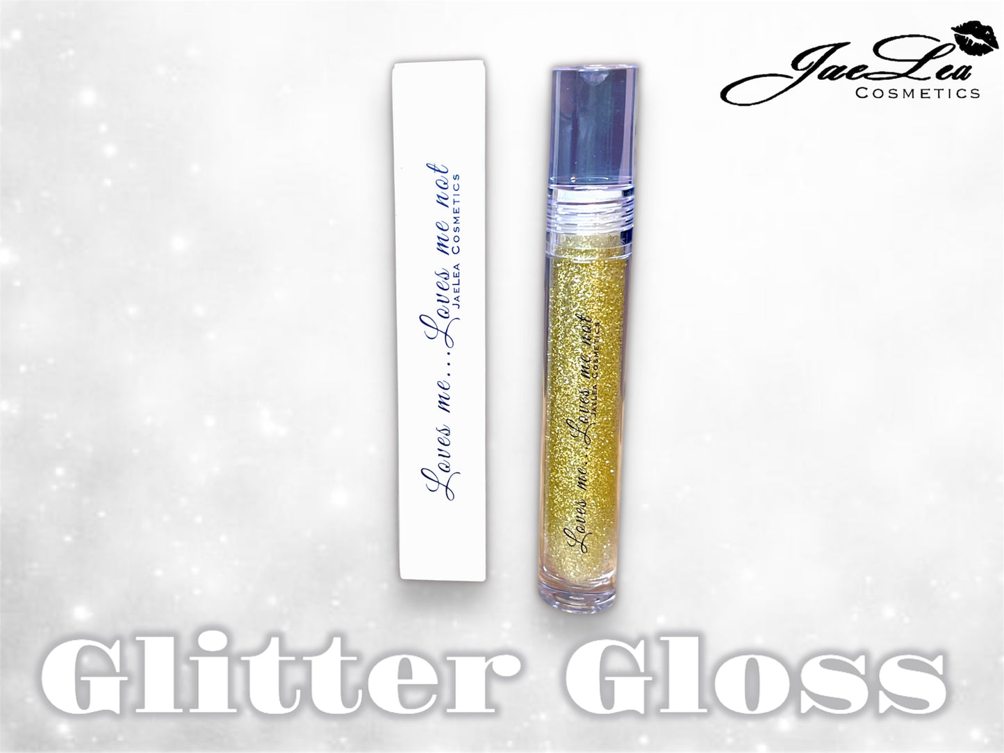 Loves me loves me not glitter gloss