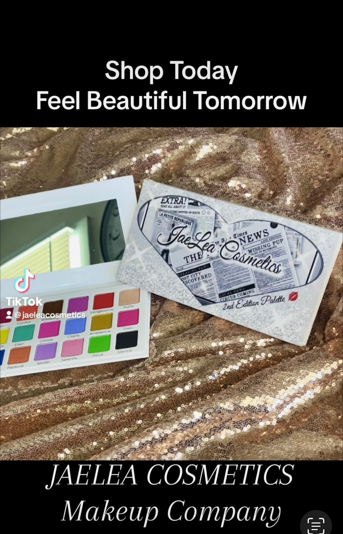 Newspaper Eyeshadow Palette