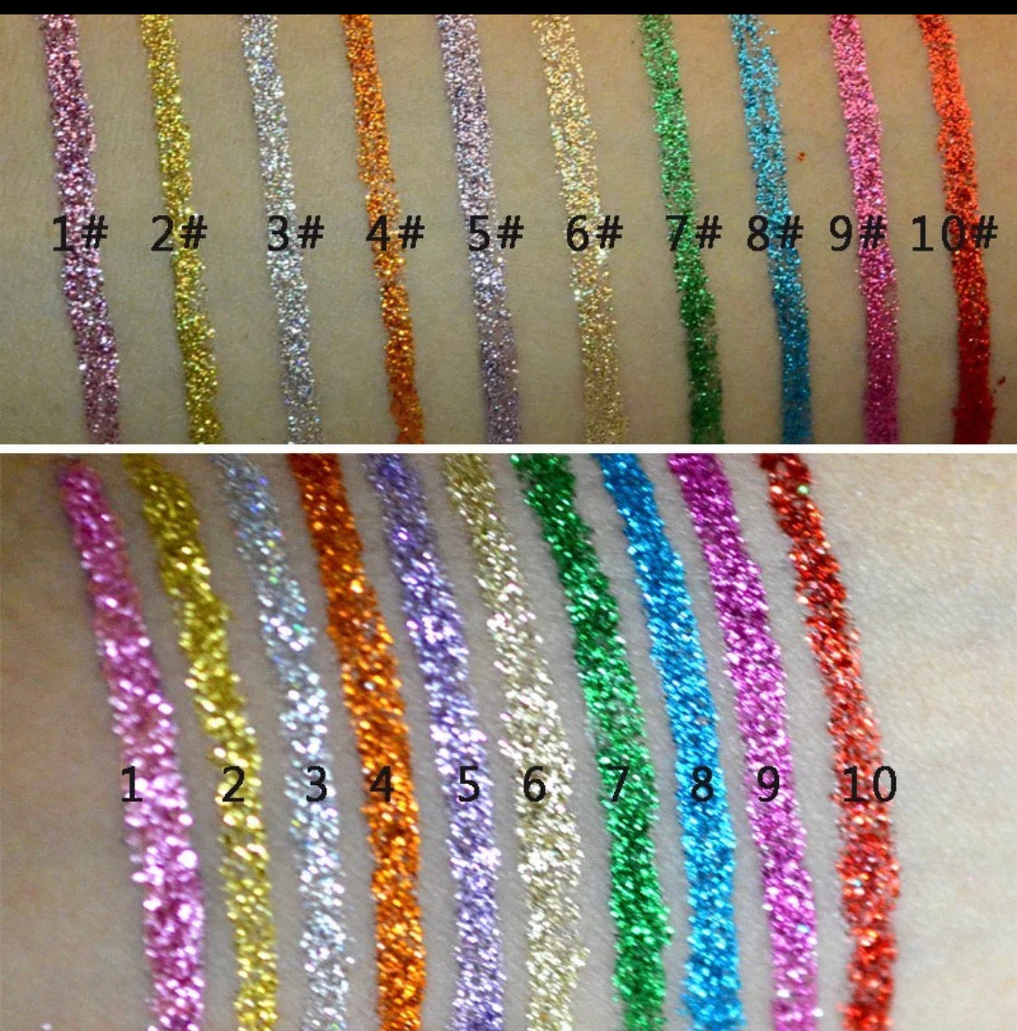 #3JaeLea Cosmetics Glitter eyeliner(starry sky)