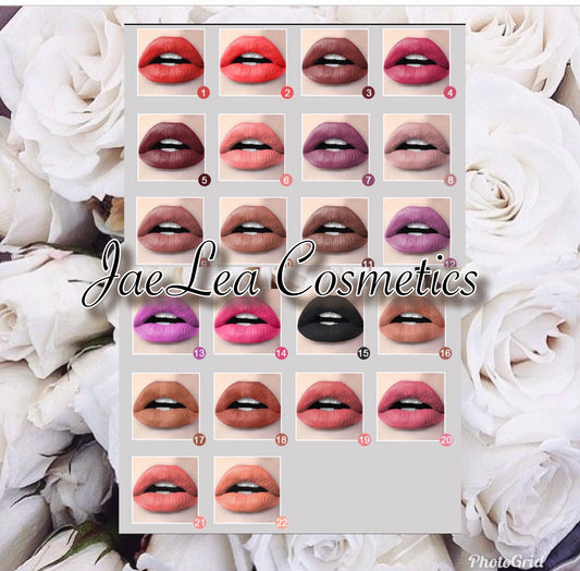 No 21JaeLea Cosmetics long wear matte lipstick