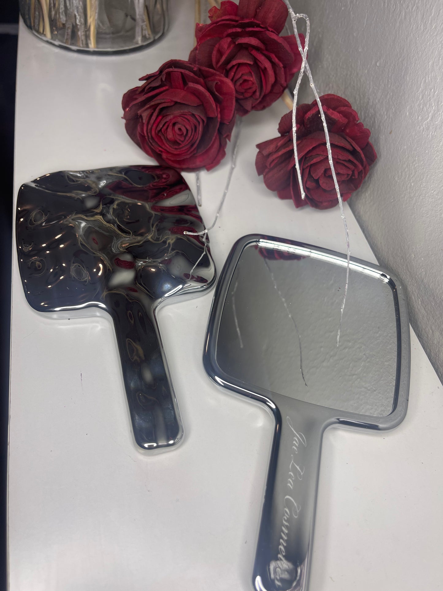 JAELEACOSMETICS Melting metal hand mirrors
