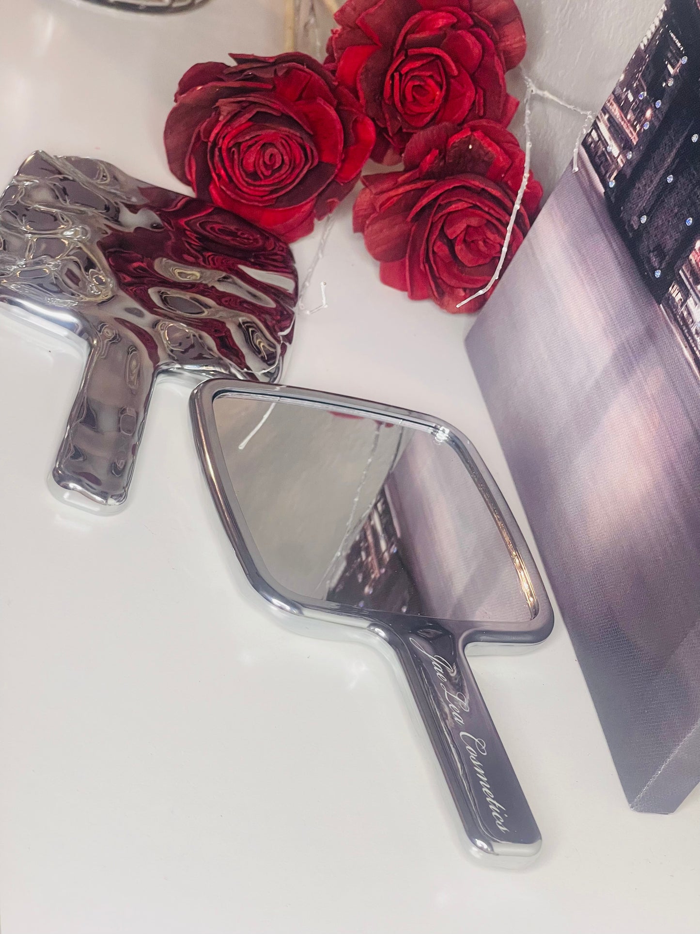 JAELEACOSMETICS Melting metal hand mirrors