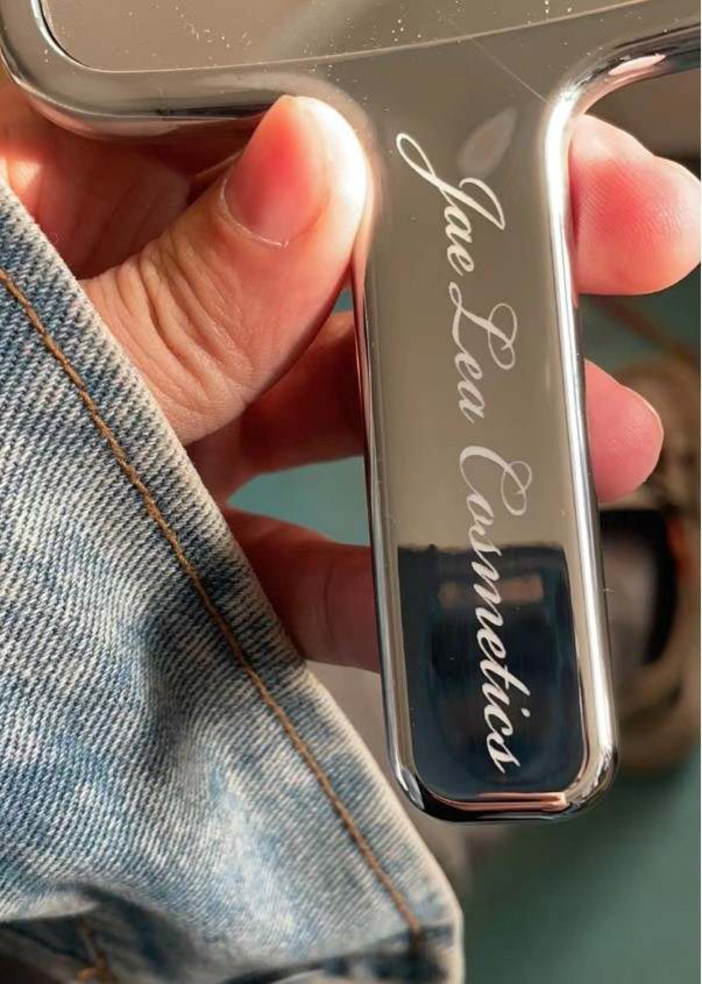 JAELEACOSMETICS Melting metal hand mirrors