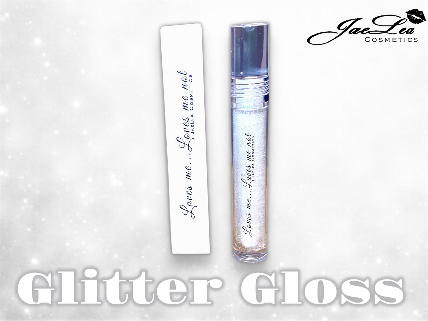 Loves me loves me not glitter  gloss