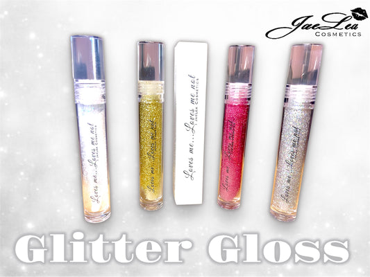 Loves me loves me not glitter  gloss