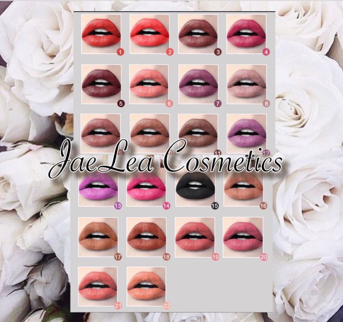No 17 JaeLea Cosmetics long wear matte lipstick